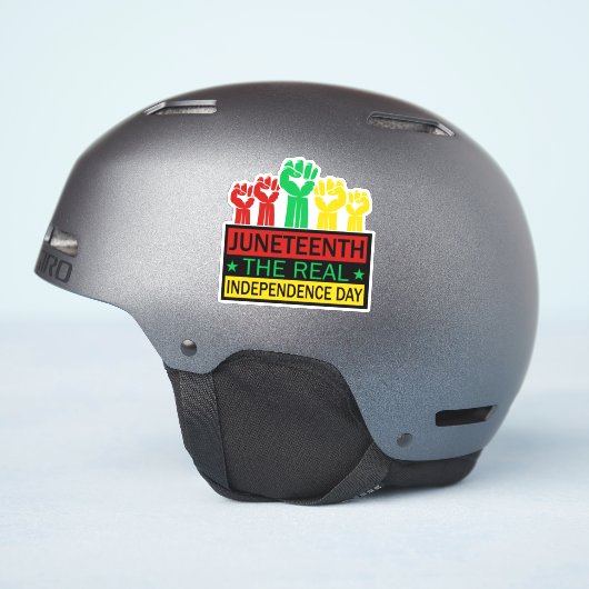 ジュネクストワードアートパンアフリカカラーズビニール シール (ヘルメット側面)