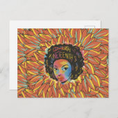 ジュネクチひまわり – 1865黒の自由の日 ポストカード (正面/裏面)