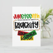 ジュネクティブ黒黒黒黒黒おもしろい黒 招待状 (スタンド正面)