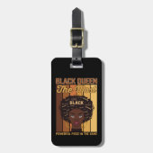 ジュネクファーメラニンブラックガール最も強力 ラゲッジタグ (正面縦)