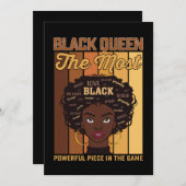 ジュネクファーメラニンブラックガール最も強力 招待状 (正面/裏面)