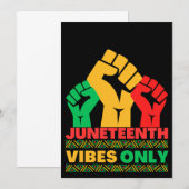 ジュネクファーメラニンメンズウィメンズキッズ 招待状 (正面/裏面)