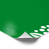 ジュネクフレイドフリーダムデイシティお祝いファンシー国旗 ポスター (コーナー)