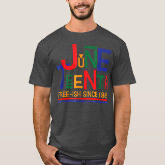 ジュネグお祝いフリーIsh 1865レトロ Tシャツ