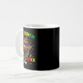 ジュネグは私の独立の日のプライドAfrican Wo コーヒーマグカップ (正面左)
