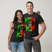 ジュネグは私の独立の日ブラックウィメンズアフロ Tシャツ (ユニセックス)