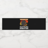 ジュネグは私の独立記念日ブラックウィメンズ ペットボトルラベル (シングルラベル)