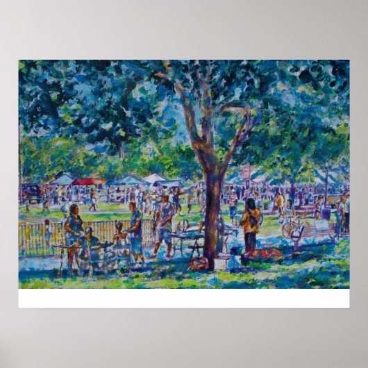 ジュネグフェスティバル – アン・アーバーズホイーラーパーク ポスター (正面)