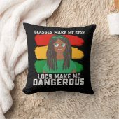 ジュネグ眼鏡のロックスは私を危険にする クッション (ブランケット)