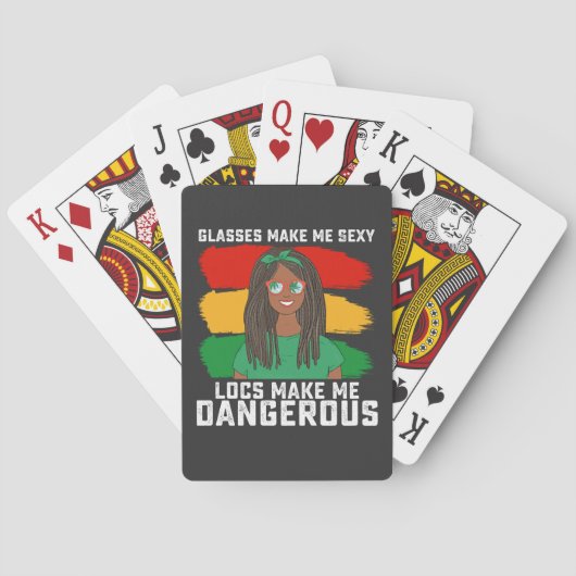 ジュネグ眼鏡のロックスは私を危険にする トランプ (裏面)