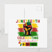 ジュネグ祝フのブラックフリーダムブラックの歴史 シーズンポストカード (正面/裏面)