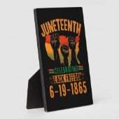 ジュネグ祝フの黒自由186アフリカ フォトプラーク (側面)