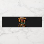 ジュネグ祝フの黒自由186アフリカ ペットボトルラベル (シングルラベル)