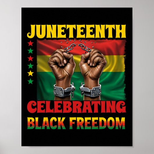 ジュネチ祝フの黒自由度1865アフリカ ポスター (正面)