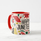 ジュネッ祝フ自由伝統記号芸術 マグカップ (正面左)