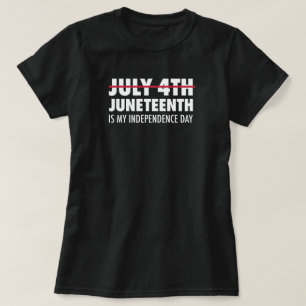 ジュネティンスは私の独立記念日のTシャツ Tシャツ