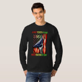 ジュネティースは私の1865年の自由なアメリカ独立国 Tシャツ (正面フル)