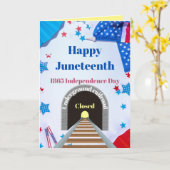 ジュネテントおめでとう カード (黄色い花)