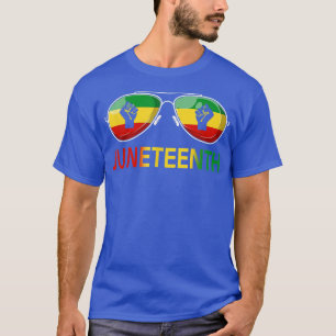 ジュネファーサングラスブラックプライドフラッグフィストメンズW Tシャツ