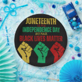 ジュネファーパンアフリカ拳プレート ペーパープレート (パーティー)