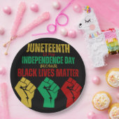 ジュネファーパンアフリカ拳プレート ペーパープレート (パーティー)