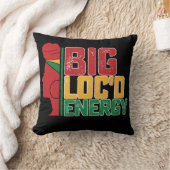 ジュネファービッグロックズエナジーブラック自由 クッション (ブランケット)