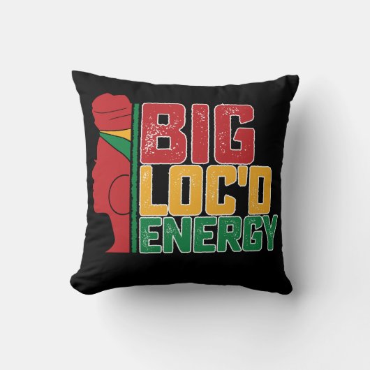 ジュネファービッグロックズエナジーブラック自由 クッション (正面)