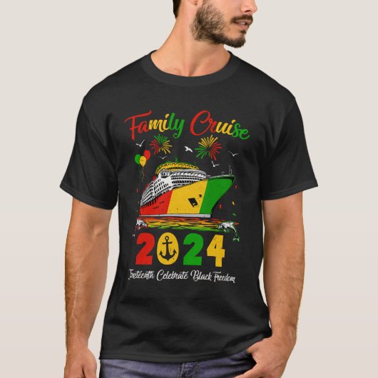 ジュネファーファミリークルーズバケーショントリップ2024 Tシャツ (正面)