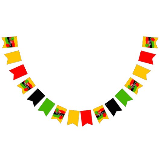 ジュネファーフリーダムデイお祝い1865 バンティングフラッグ (全)