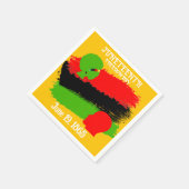 ジュネファーフリーダムデイフラグお祝い1865 スタンダードカクテルナプキン (角)