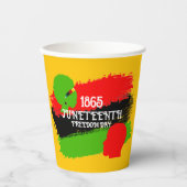 ジュネファーフリーダムデイフラグお祝い1865 紙コップ (正面)