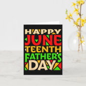 ジュネファーブラックファーザーズデイハッピーホリデーセレブ カード (黄色い花)