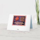 ジュネマメリースとけた雪だるまカード カード (裏面)