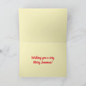 ジュネマメリースサンタカード カード (内部)