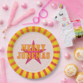 ジュネマメリース熱帯クリスマス ペーパープレート (パーティー)