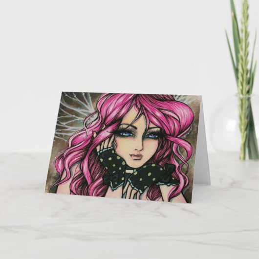 "ジュネヴィエーブ" スチームパンク フェアリー カード (正面)