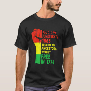 ジュネーテンスマイアンスターズブラックアフリカプライドフリード Tシャツ