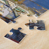 ジュネーブのウォータージェットの全景 ジグソーパズル (側面)