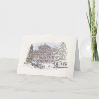 ジュネーブのクリスマスウォーク サンキューカード