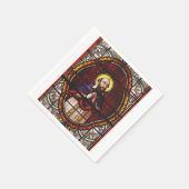 ジュネーブのフランシス・デ・セールス司教 スタンダードカクテルナプキン (角)