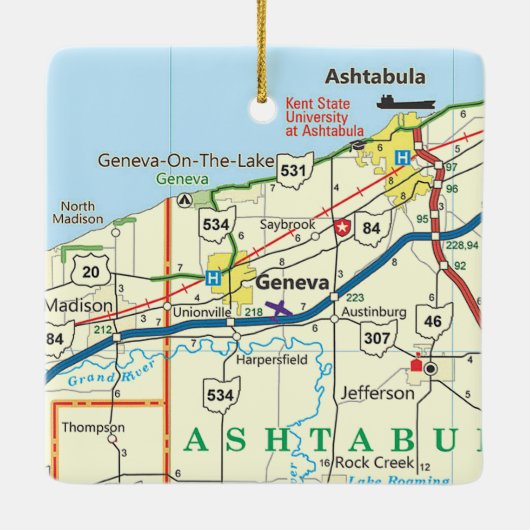 ジュネーブオハイオヴィンテージロードマップ セラミックオーナメント (裏面)