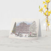 ジュネーブクリスマスウォークのグリーティングカード カード (黄色い花)