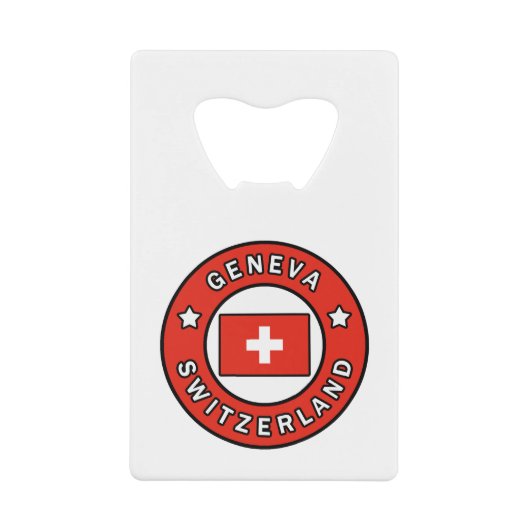 ジュネーブスイス クレジットカード栓抜き (正面)