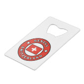 ジュネーブスイス クレジットカード栓抜き (正面アングル)