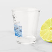 ジュネーブパーソナライズされた湖ウィスコンシンショットグラス ショットグラス (右)