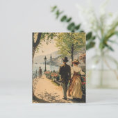 ジュネーブレイクサイドヴィンテージはがき ポストカード (スタンド正面)