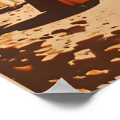 ジュネーブレイクサイドヴィンテージ ポスター (角)