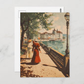 ジュネーブレイクサイドヴィンテージ ポストカード (正面/裏面)