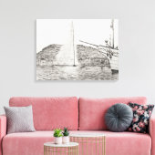 ジュネーブ噴水と喜びの弓2011 キャンバスプリント (インサイチュ (リビング))