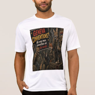 ジュネーブ条約だと? 条約なんてオタクのためのものだ! Tシャツ